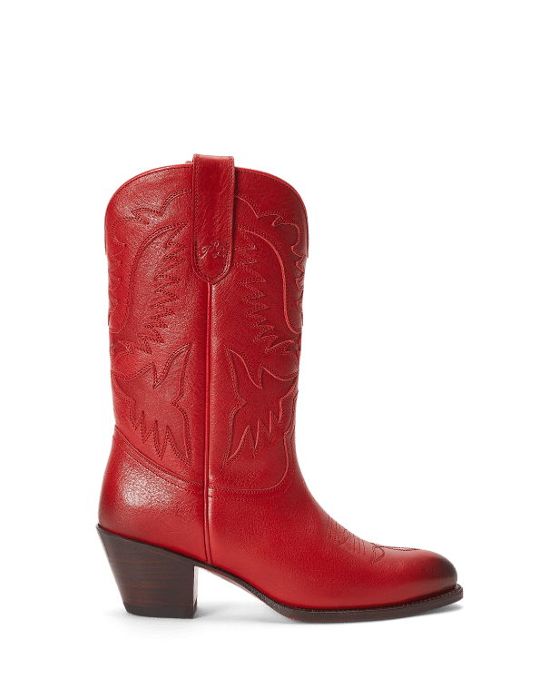 Cowboystiefel aus Leder