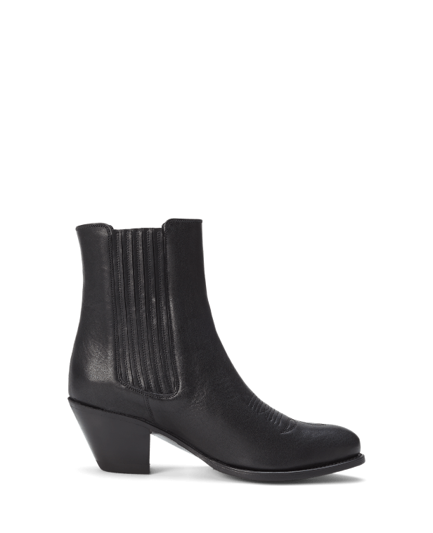 Chelsea-Lederstiefel im Westernstil