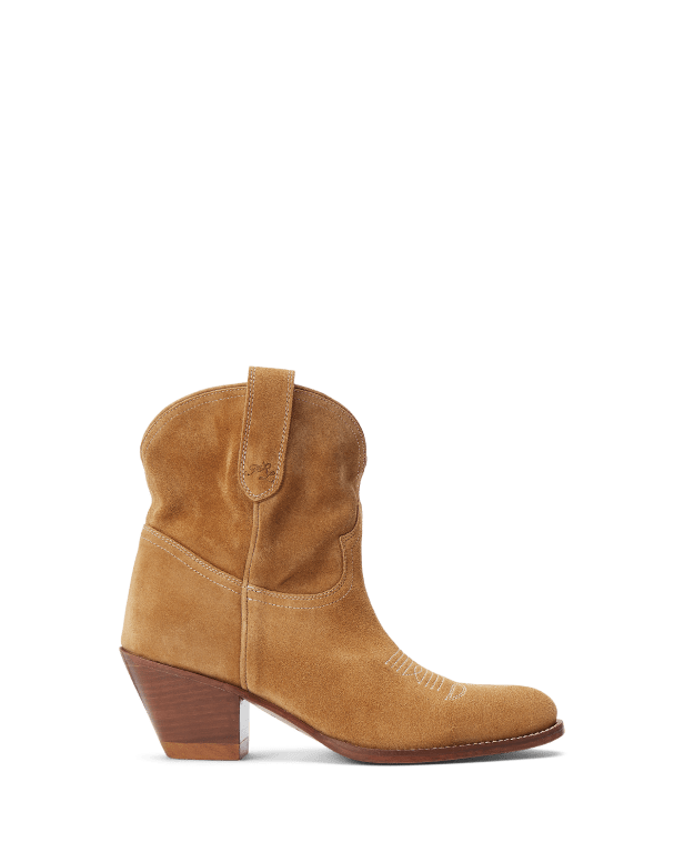 Westernstiefel aus Kalbswildleder