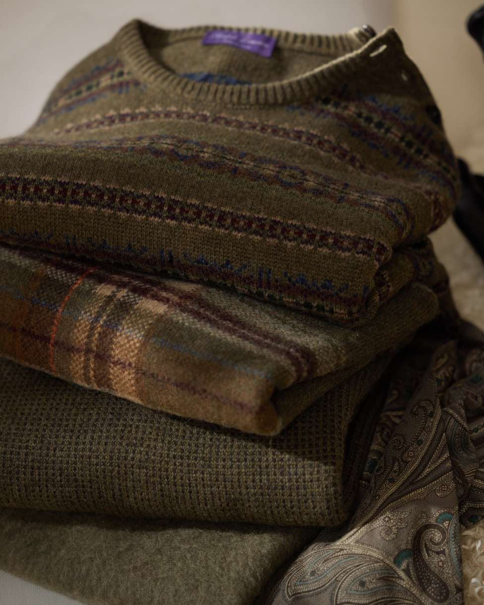 Fair-Isle-Kaschmirpullover mit Wolle