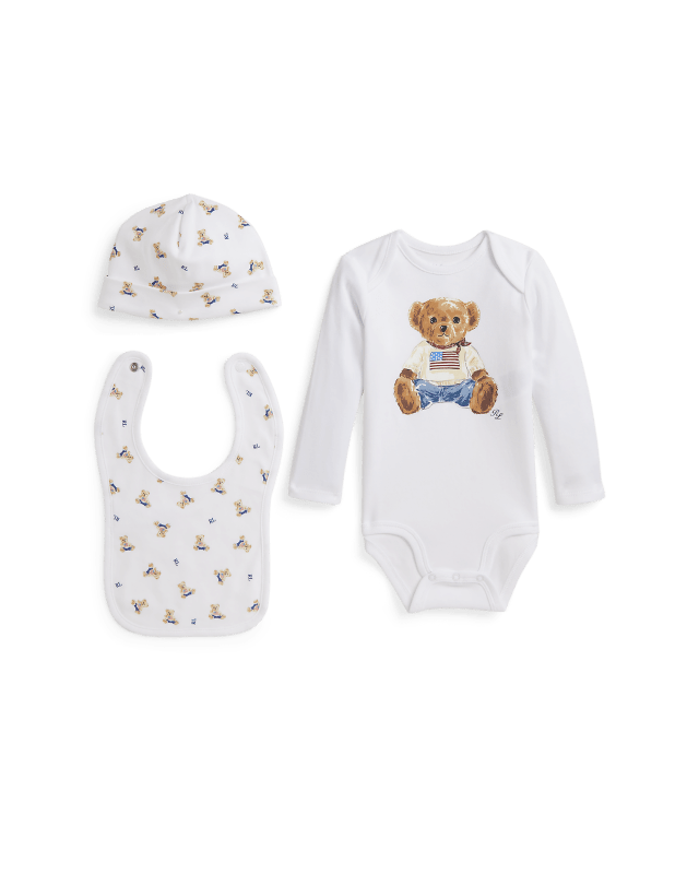 3-teiliges Geschenkset mit Polo Bear