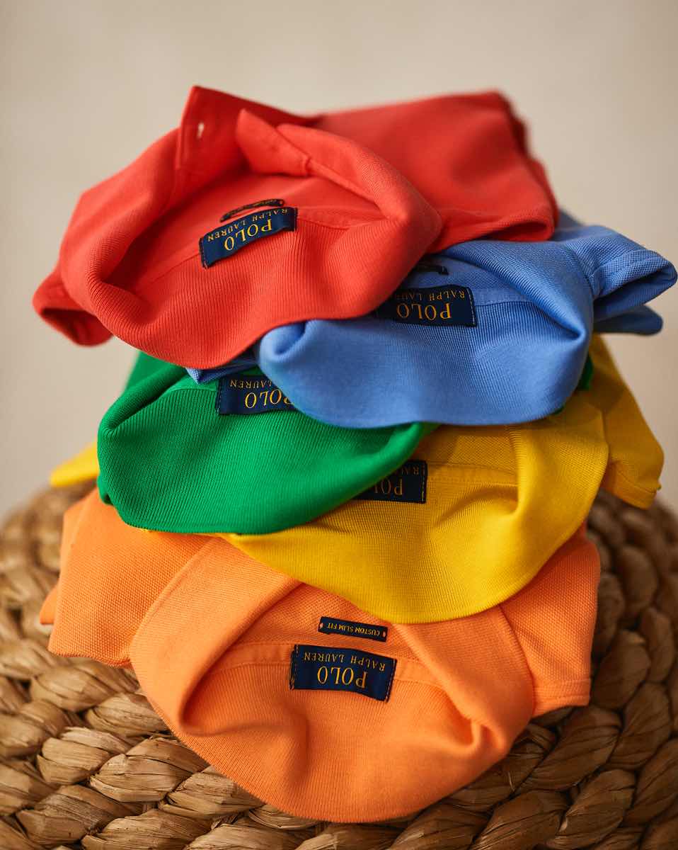 Custom-Slim-Fit Poloshirt aus Piqué