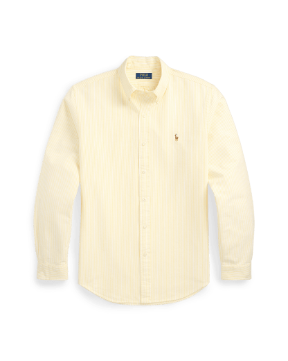 Gestreiftes Custom-Fit Oxfordhemd