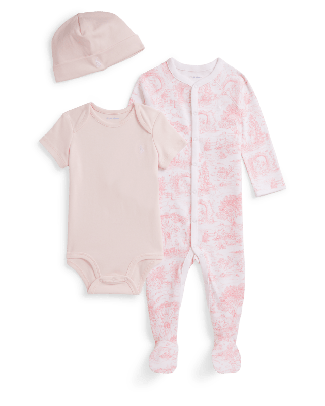 3-teiliges Geschenkset mit Toile-Druck