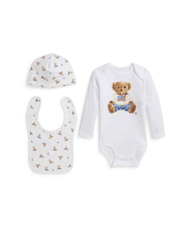 3-teiliges Geschenkset mit Polo Bear