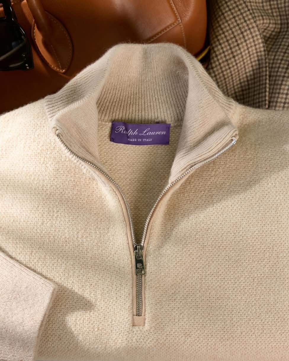 Kaschmirpullover mit Pfauenaugenmuster