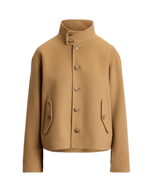 Jacke aus beidseitigem Wollstoff