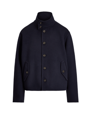 Jacke aus beidseitigem Wollstoff