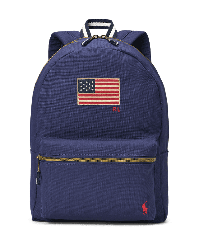 Segeltuch-Rucksack mit US-Flagge