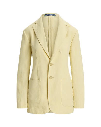 Einreihiger Leinenblazer