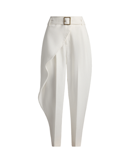 Tapered-Fit Wickelhose aus Leinen