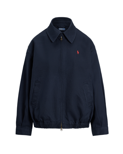 Oversize-Fit Windjacke aus Baumwolle