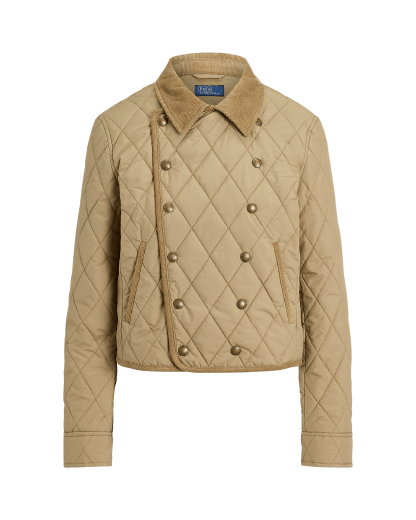 Steppjacke mit zweireihiger Silhouette
