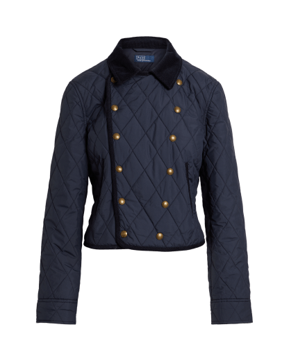 Steppjacke mit zweireihiger Silhouette
