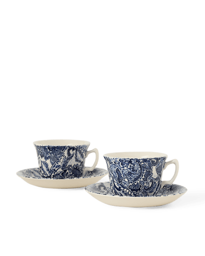 Tassen- und Untertassen-Set Faded Peony