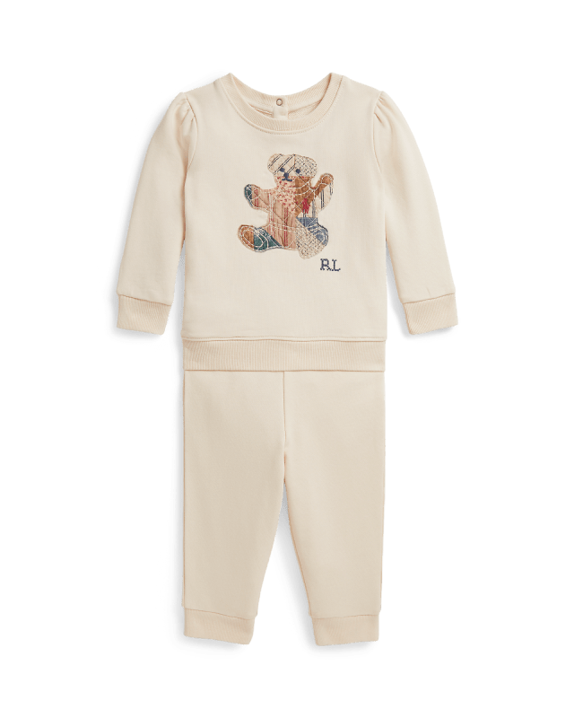 Terry-Sweatshirt mit Polo Bear und Hose