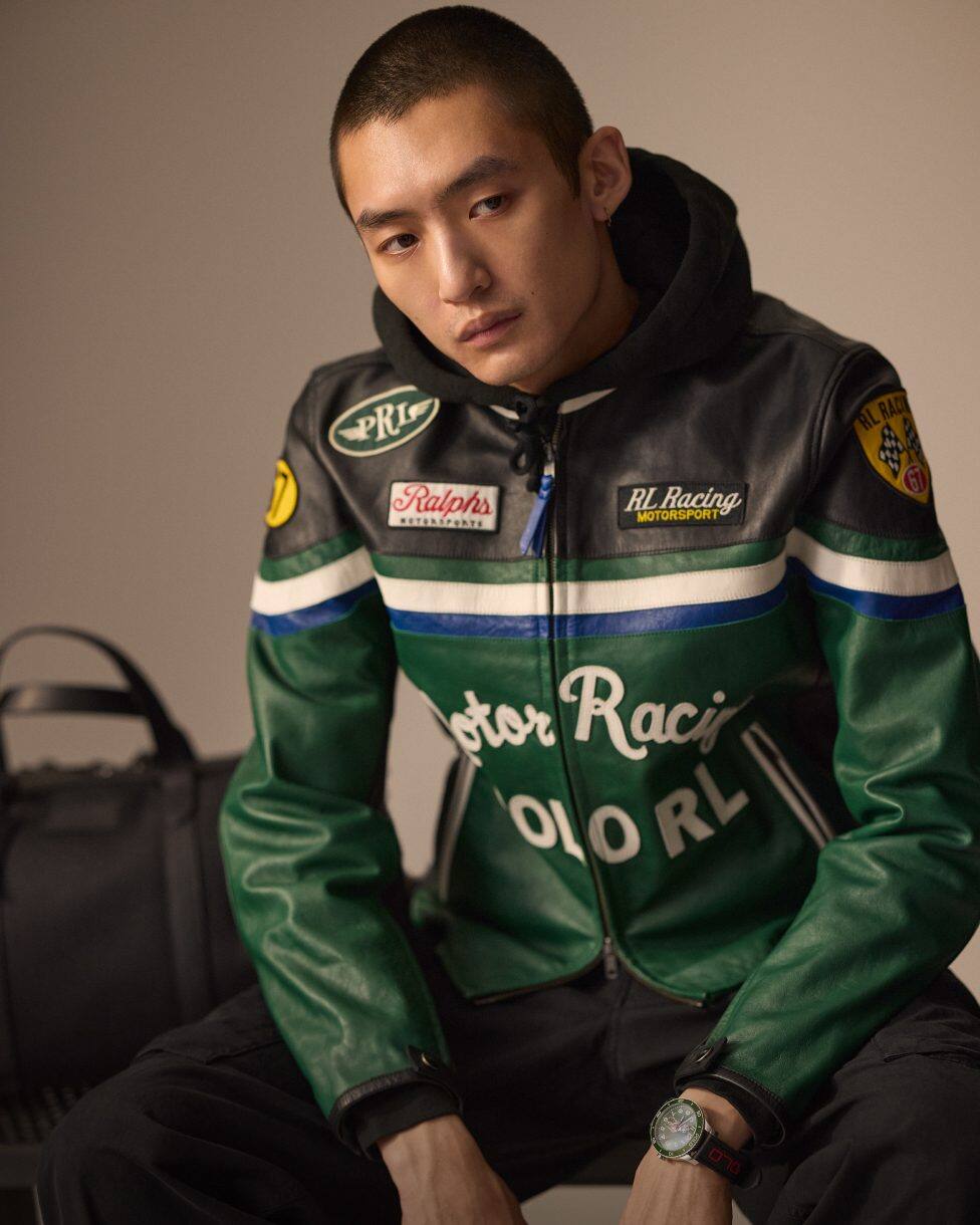 Café-Racer-Jacke aus Leder