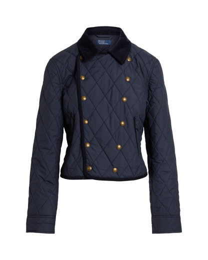 Steppjacke mit zweireihiger Silhouette