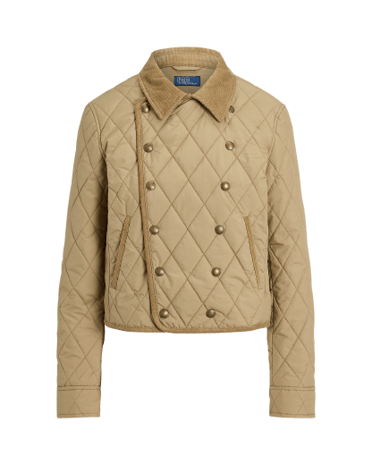 Steppjacke mit zweireihiger Silhouette