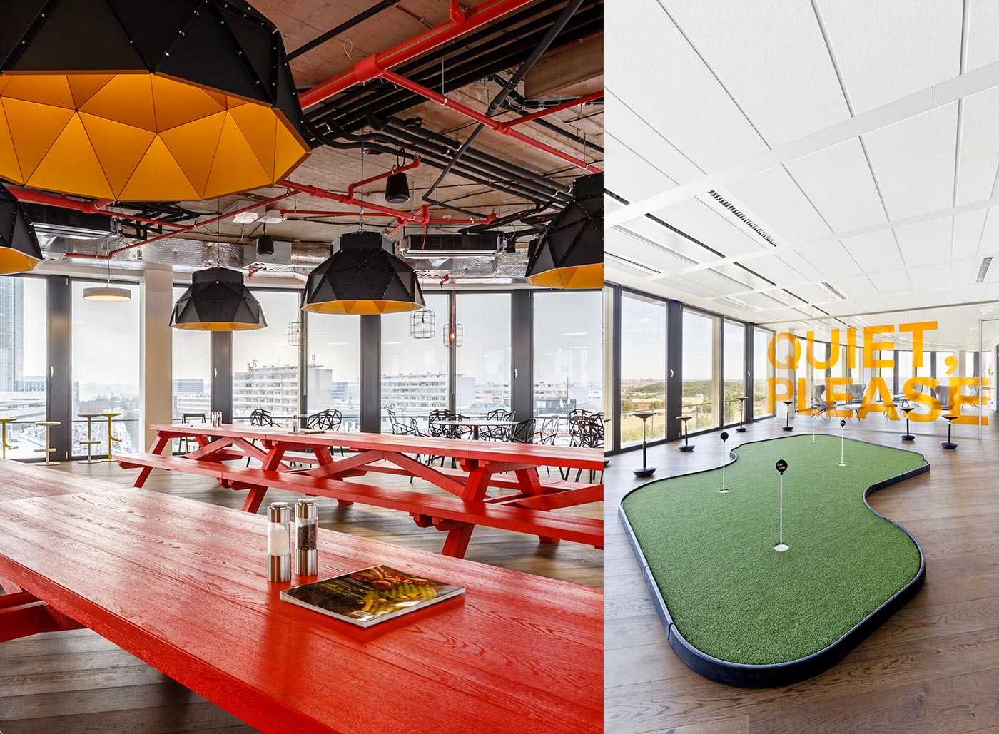 <strong>AVAST SOFTWARE: PRAG |</strong> <span lang="DE">Der Hersteller von Sicherheitssoftware Avast stellte das Klischee des Putting Greens in den Büros von CEOs auf den Kopf und errichtete gleich einen ganzen Golfsimulator in der Mitte des luftigen Prager Büros</span>