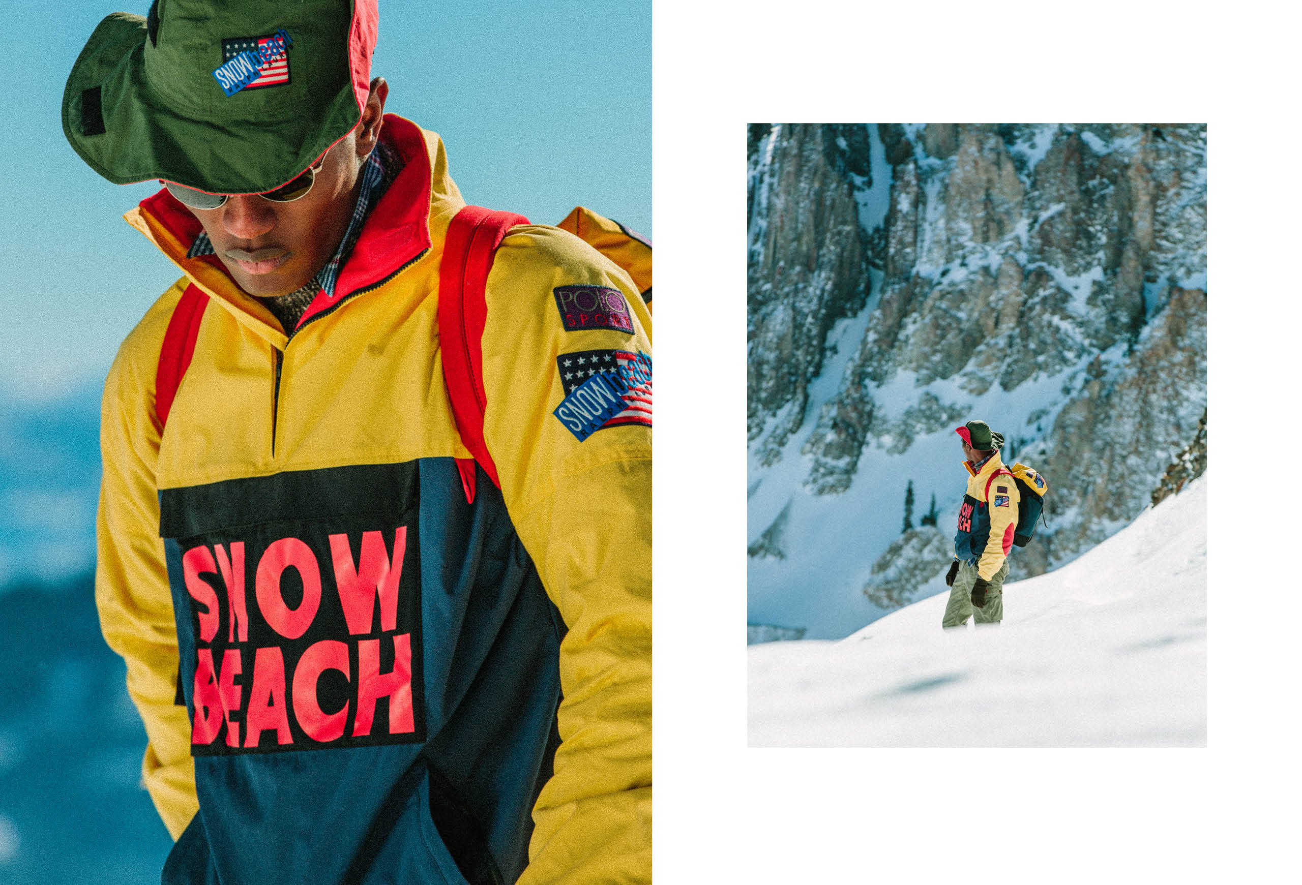 Die Kampagne Snow Beach 2018 mit den Kollektionen Color und Black &amp; White