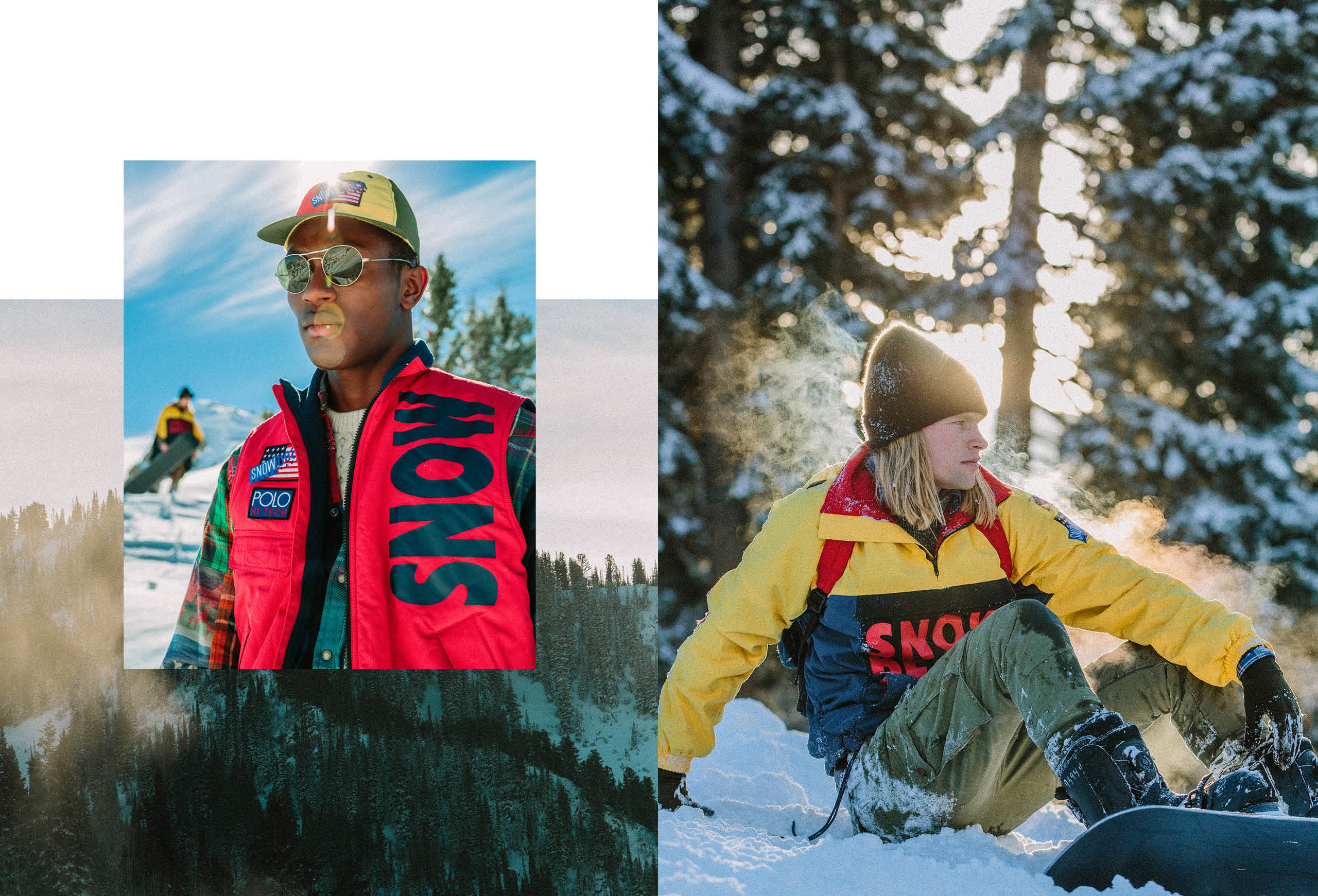 Die Kampagne Snow Beach 2018 mit den Kollektionen Color und Black &amp; White