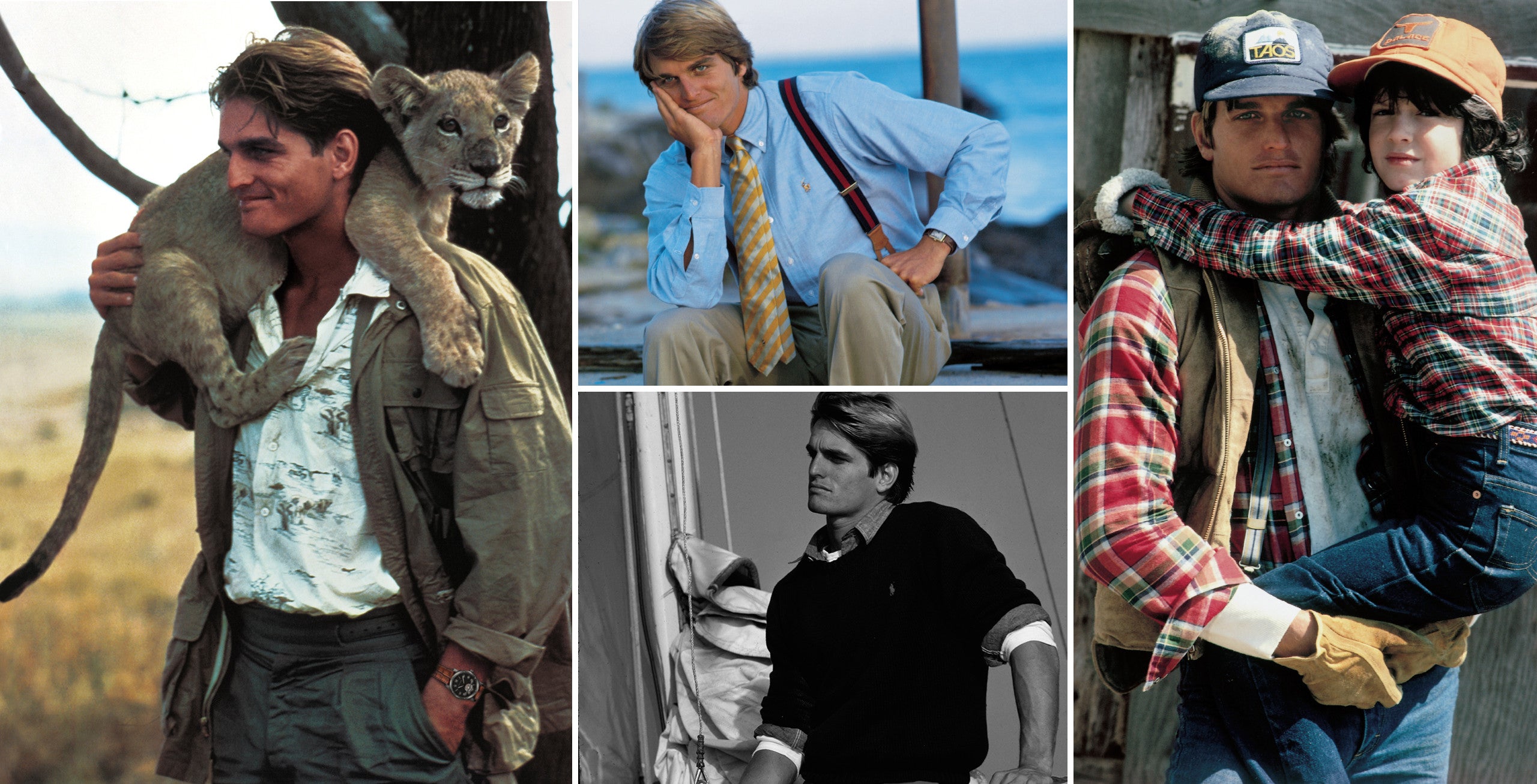 Buzzy Kerbox in einigen seiner kultigsten Polo-Looks