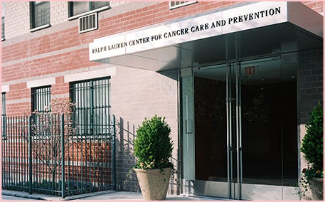 Photograph of the Ralph Lauren Center for Cancer Care building