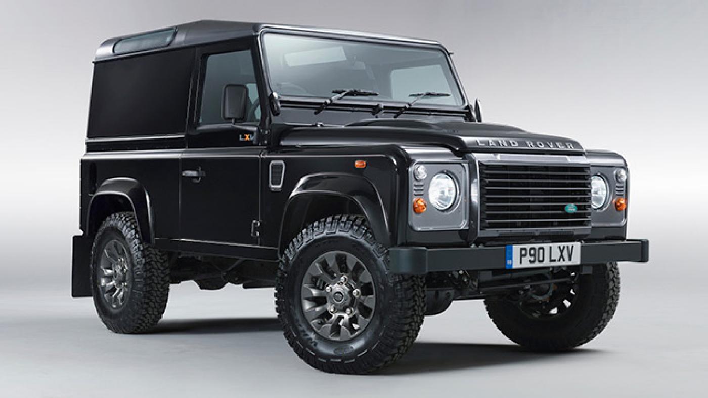  Sleek and shiny, the current Defender is as well suited for city driving as it is for frontier roaming