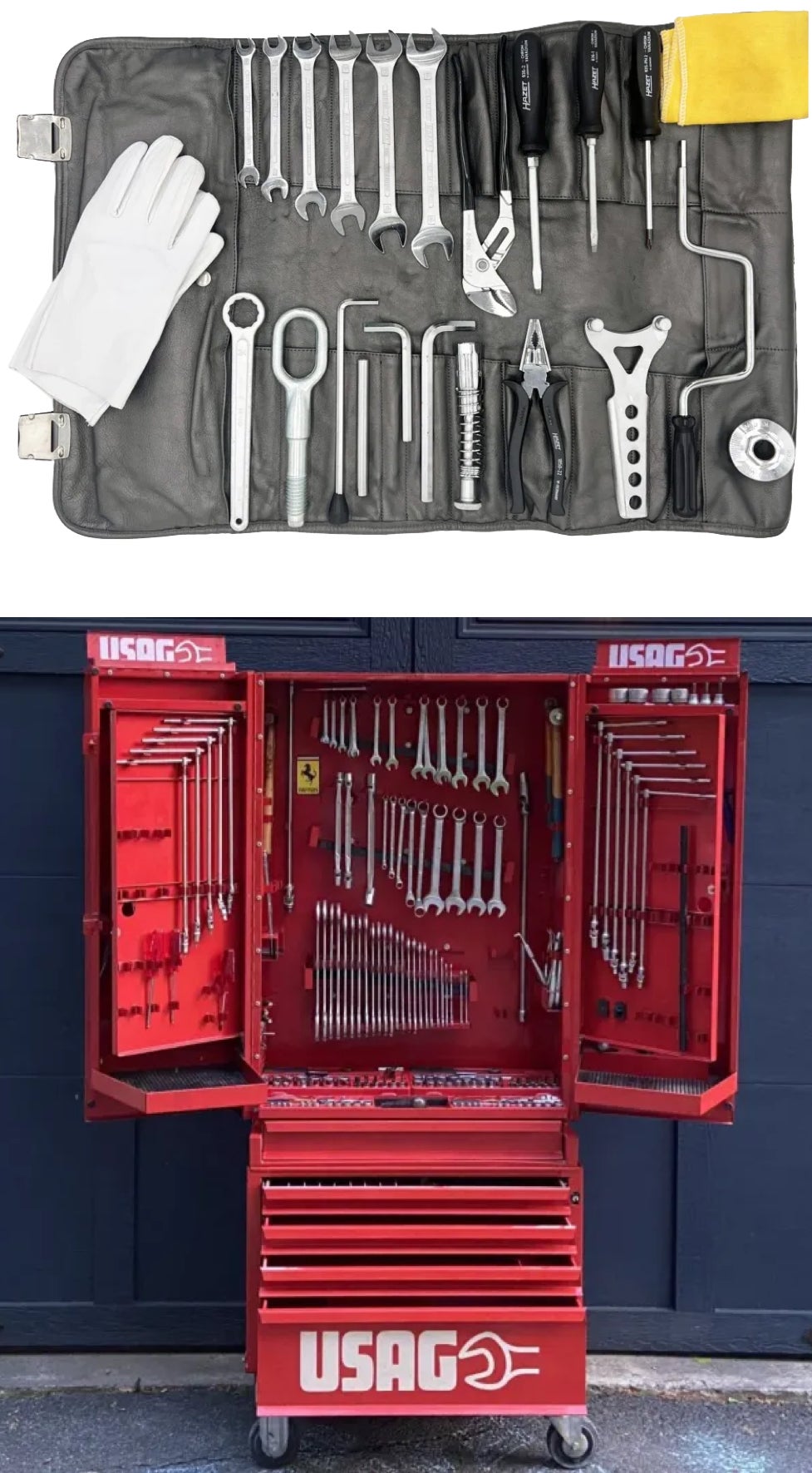 <strong>PRECIOUS METAL</strong><br/><span>The Porsche 959 tool kit from the late &rsquo;80s, shown above, recently fetched $22,000 on Bring a Trailer.  Tools are cool, but it&rsquo;s the places people keep them that pack a big aesthetic impact, such as this rolling chest</span>