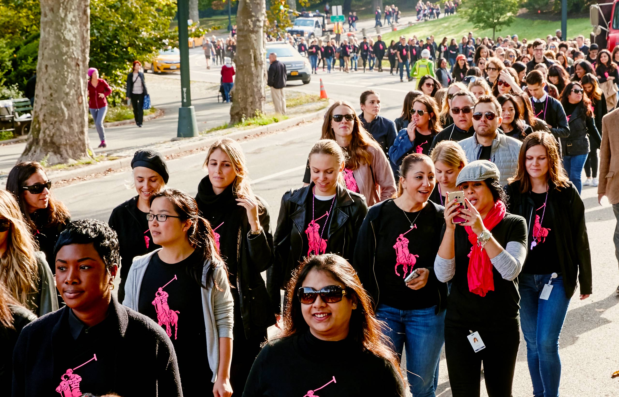 Szenen vom Pink Pony Walk 2016 in NYC