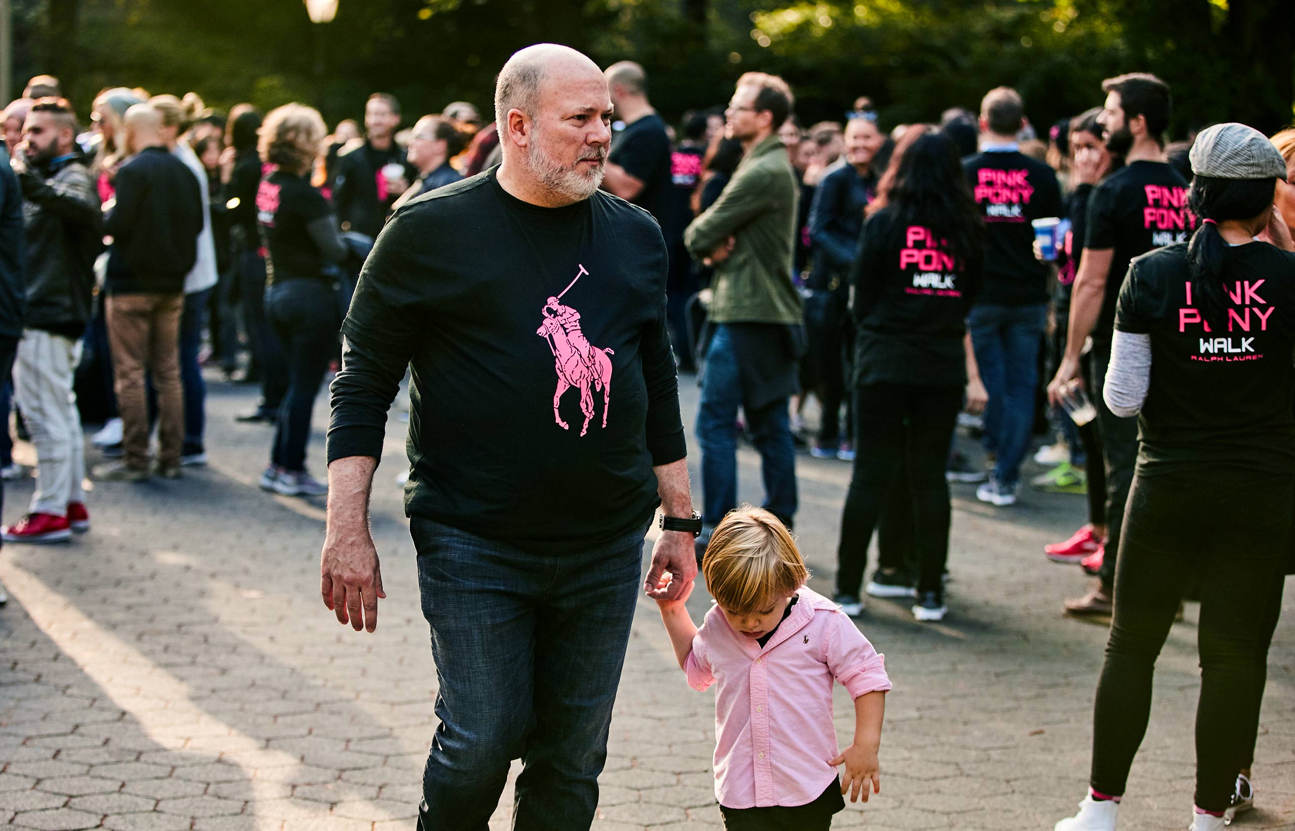 Szenen vom Pink Pony Walk 2016 in NYC