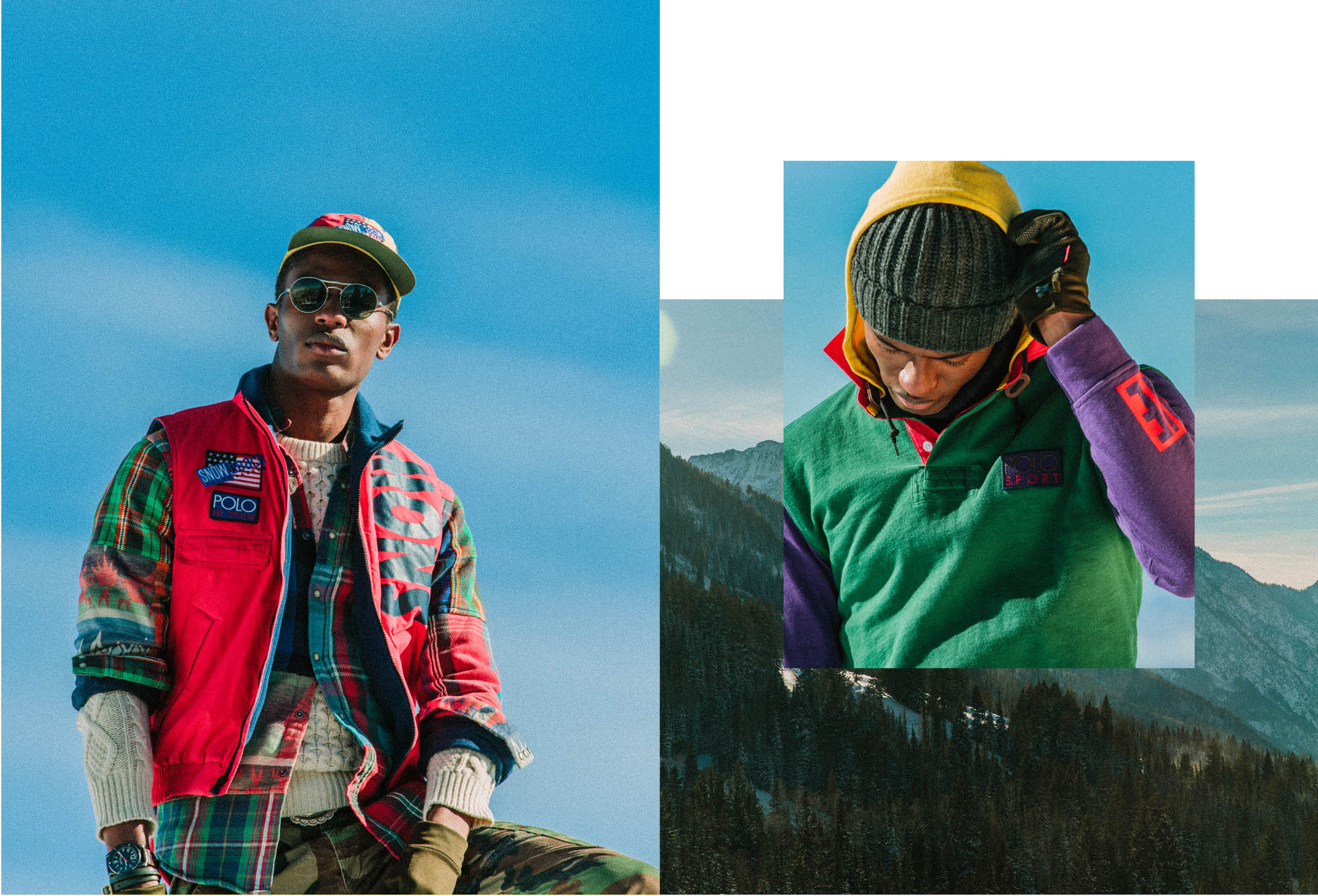 Die Kampagne Snow Beach 2018 mit den Kollektionen Color und Black &amp; White