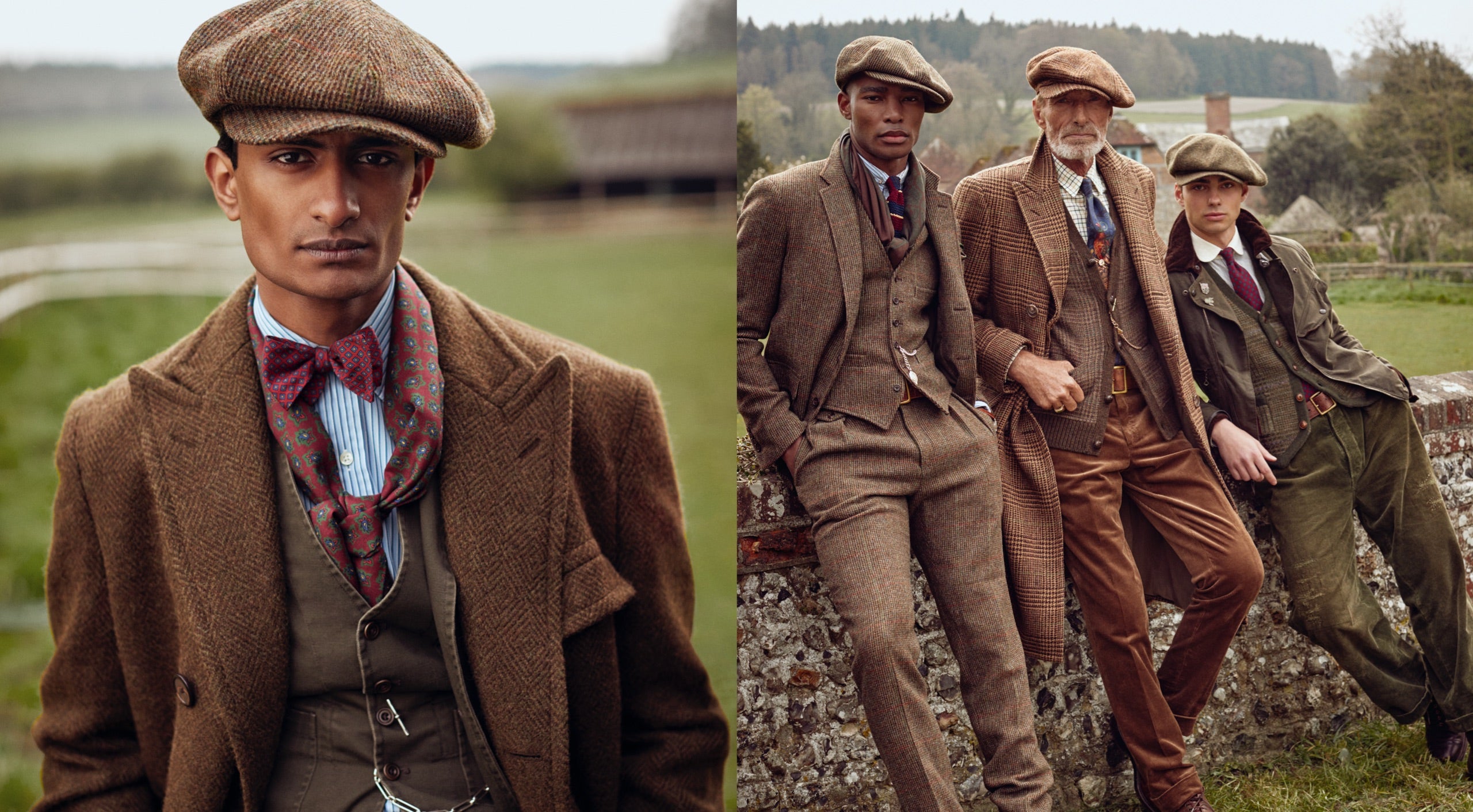 <strong>VOR ORT</strong><br/><span>Die von der goldenen &Auml;ra des Grand-Prix-Motorsports inspirierten Styles von Polo Originals f&uuml;r diese Saison wurden auf dem Goodwood Motor Circuit in West Sussex, der sich auf dem knapp 5,000 Hektar gro&szlig;en Goodwood-Anwesen befindet, fotografiert. Diese Rennstrecke ist f&uuml;r eine Reihe renommierter Motorsport-Events bekannt, wie das ber&uuml;hmte Festival of Speed and Revival</span> <br/><rlmag_link href="https://www.ralphlauren.de/de/search?cgid=brands-prl-tough-and-refined-cg"><button class="shop-collection">Shop the Story</button></rlmag_link>