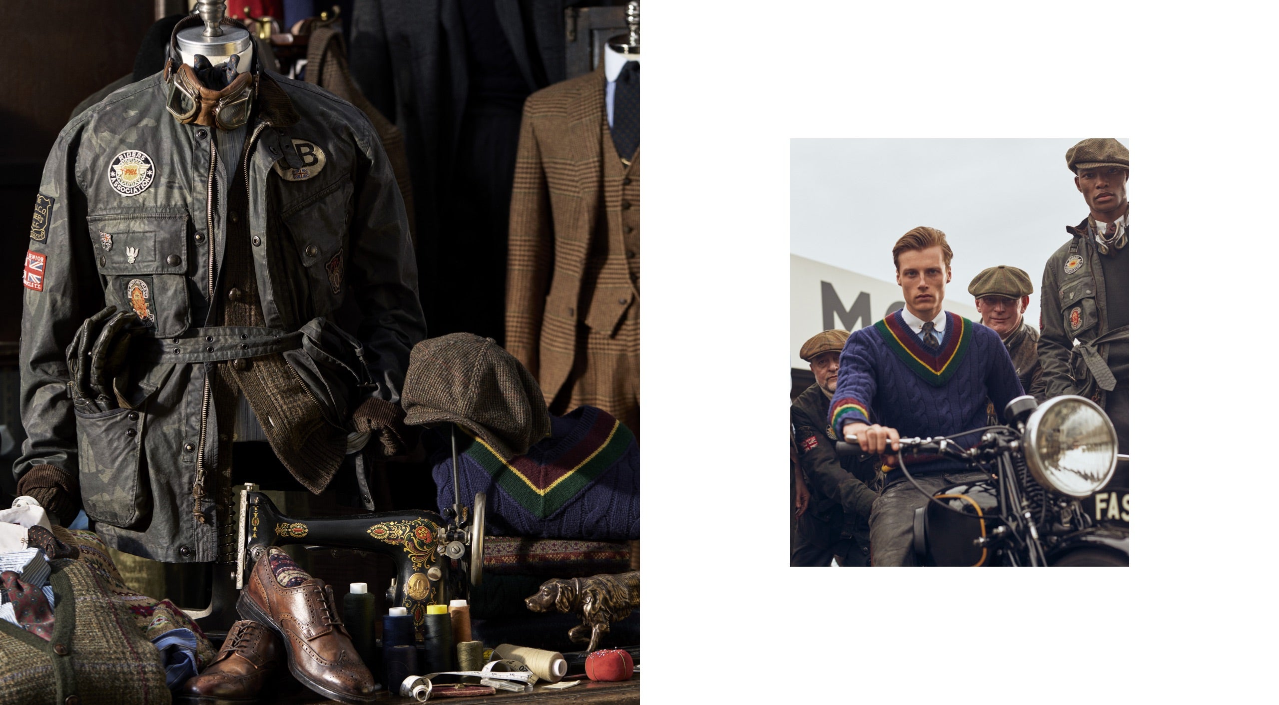 <strong>VOR ORT</strong><br/><span>Die von der goldenen &Auml;ra des Grand-Prix-Motorsports inspirierten Styles von Polo Originals f&uuml;r diese Saison wurden auf dem Goodwood Motor Circuit in West Sussex, der sich auf dem knapp 5,000 Hektar gro&szlig;en Goodwood-Anwesen befindet, fotografiert. Diese Rennstrecke ist f&uuml;r eine Reihe renommierter Motorsport-Events bekannt, wie das ber&uuml;hmte Festival of Speed and Revival. </span> <br/><rlmag_link href="https://www.ralphlauren.de/de/search?cgid=brands-prl-tough-and-refined-cg"><button class="shop-collection">DIE KOLLEKTION ENTDECKEN</button></rlmag_link>