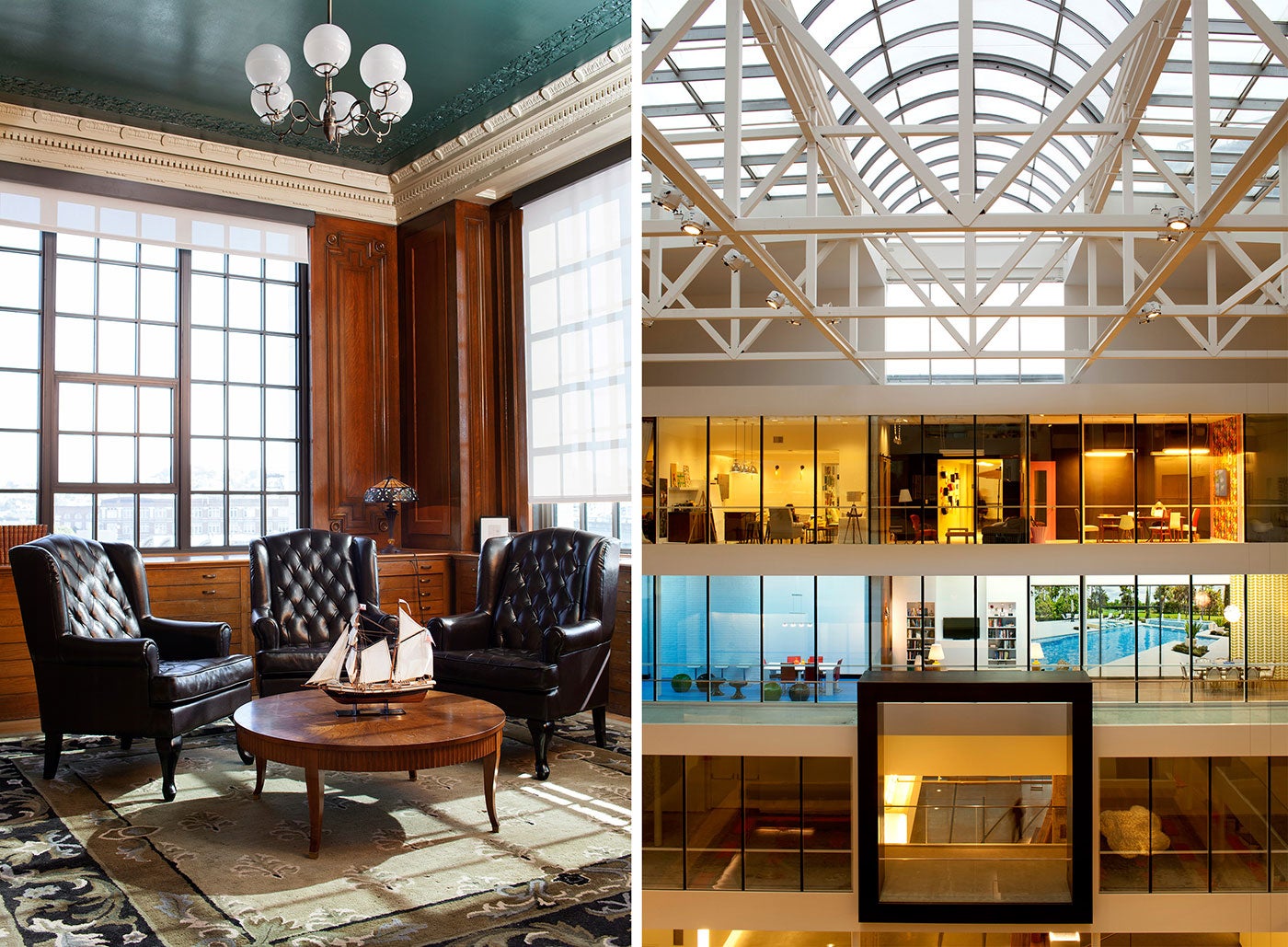 <strong>AIRBNB: SAN FRANCISCO |</strong> <span lang="DE">Die große Bürofläche verfügt über Bereiche, deren Design an Städte erinnert, die für den Unternehmenserfolg maßgeblich waren, wie Brooklyn, Kairo und Shanghai</span>