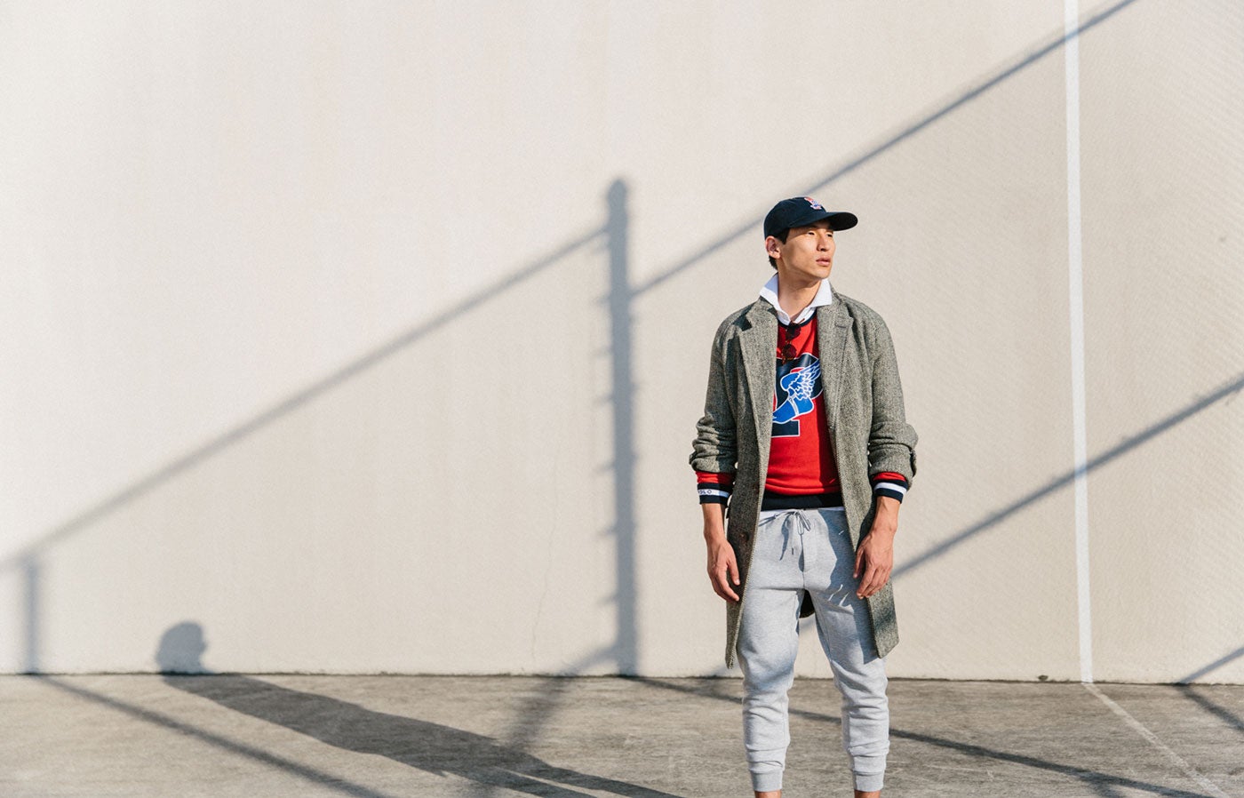 Fotos von Tom Goulds Fotoshooting für die Stadium-Kollektion