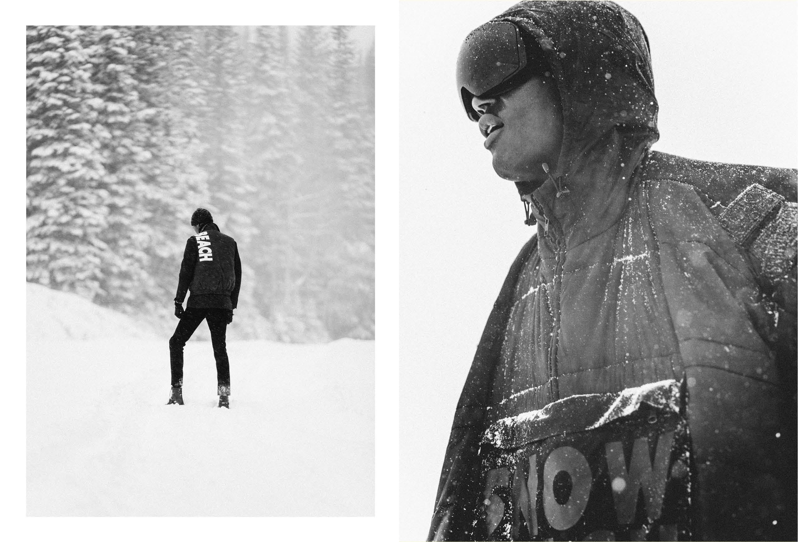 Die Kampagne Snow Beach 2018 mit den Kollektionen Color und Black &amp; White