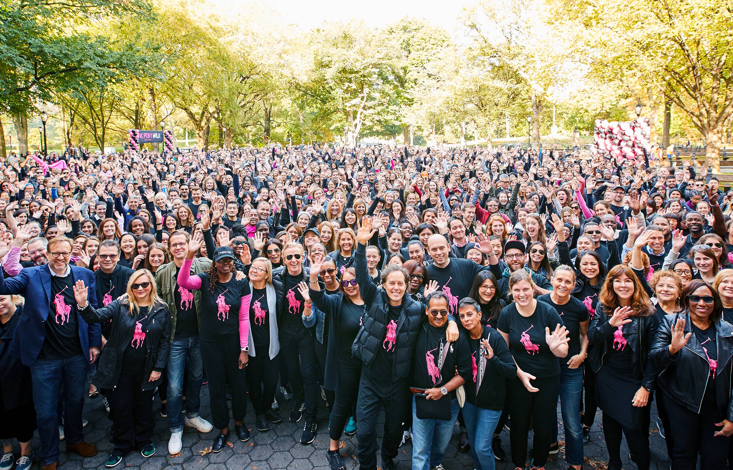 Szenen vom Pink Pony Walk 2016 in NYC