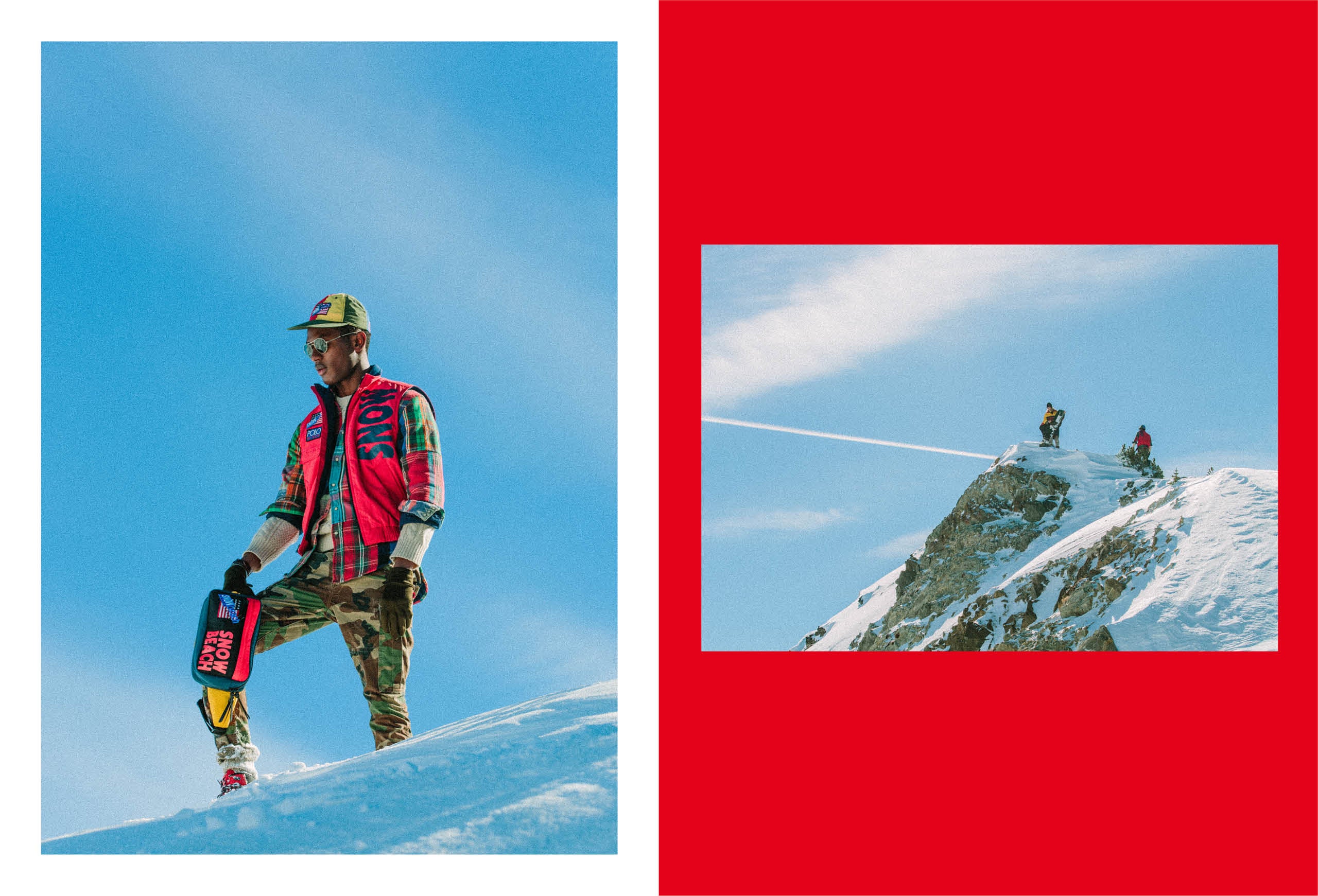 Die Kampagne Snow Beach 2018 mit den Kollektionen Color und Black &amp; White