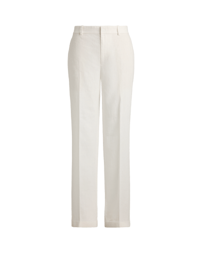 Linen High-Rise Relaxed Straight Trouser
