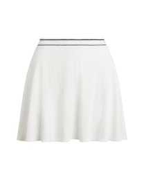 Cable-Motif A-Line Skort