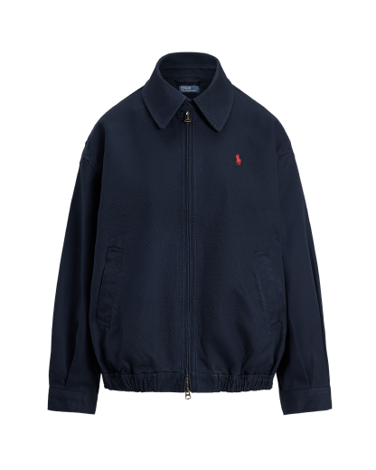 Oversize Cotton Windbreaker