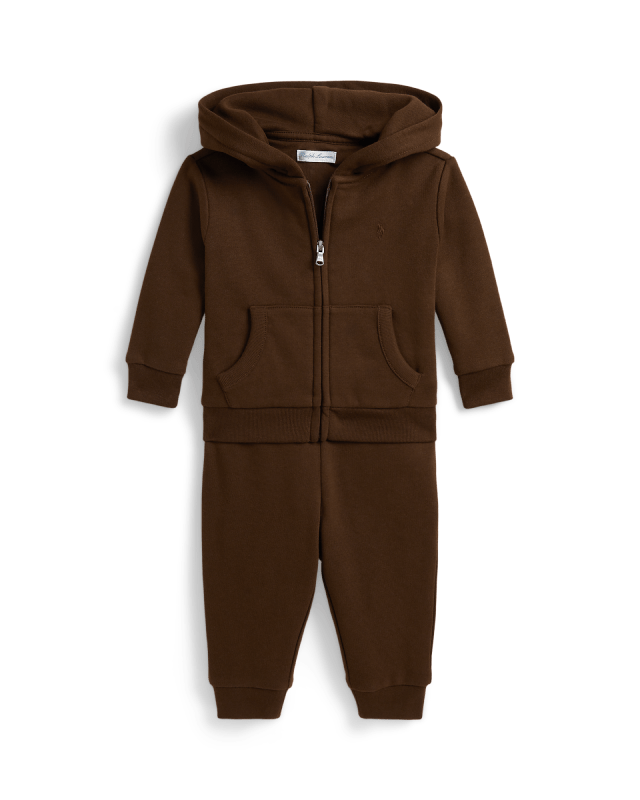 Fleece Full-Zip Hoodie and Trousers
