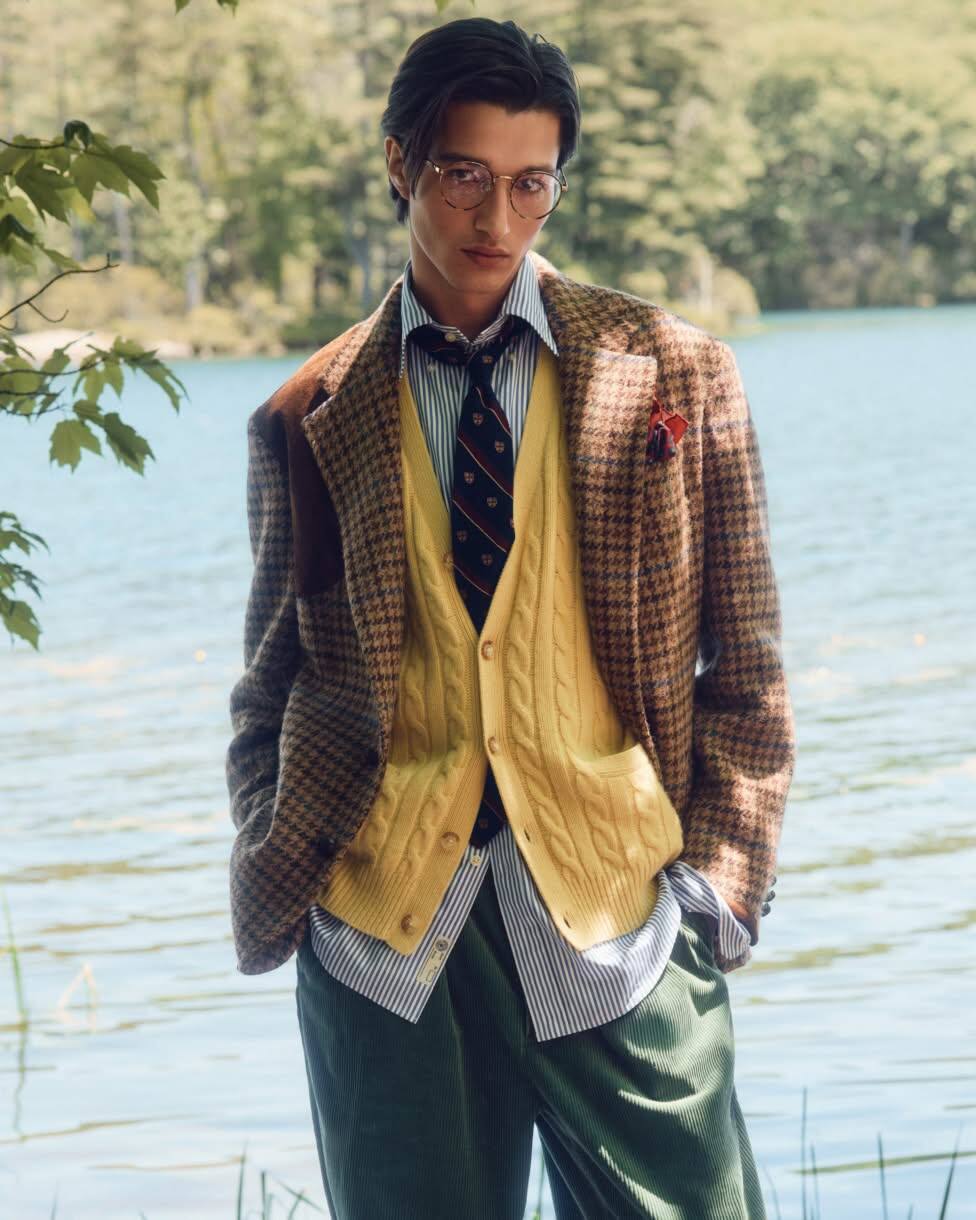 Classic Fit Crest Striped Poplin Shirt