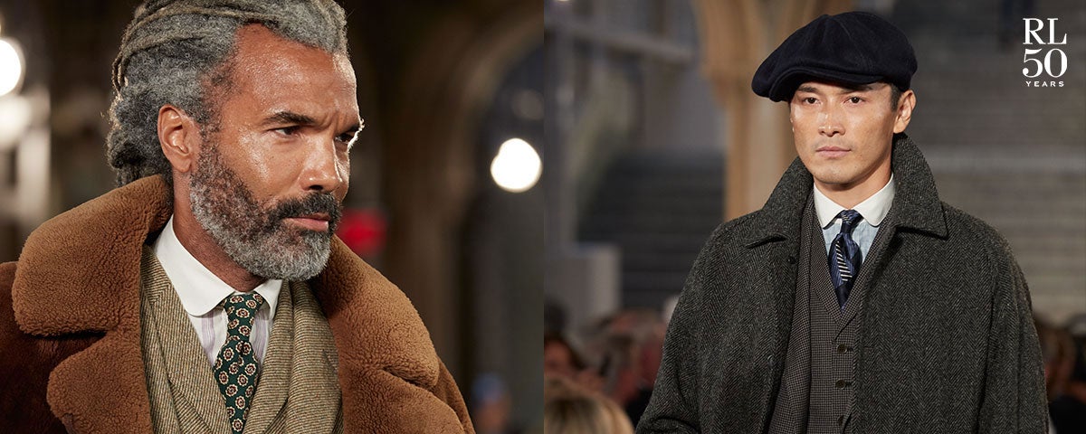 Models wear looks from the Fall 2018 Double RL Collection.