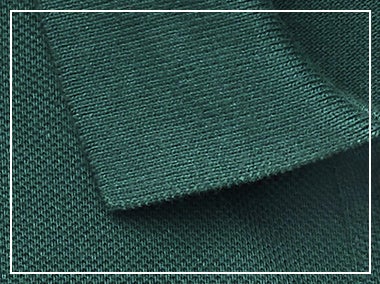 Close-up of Polo shirt collar