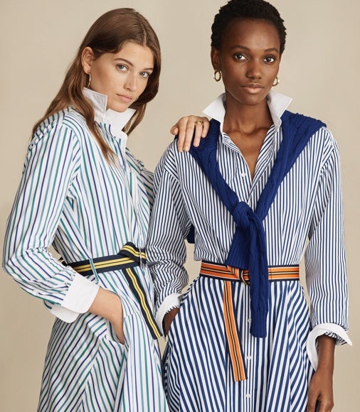 Hemdkleid aus Baumwolle in A-Linie