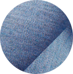 Swatch of light blue featherweight mesh fabric