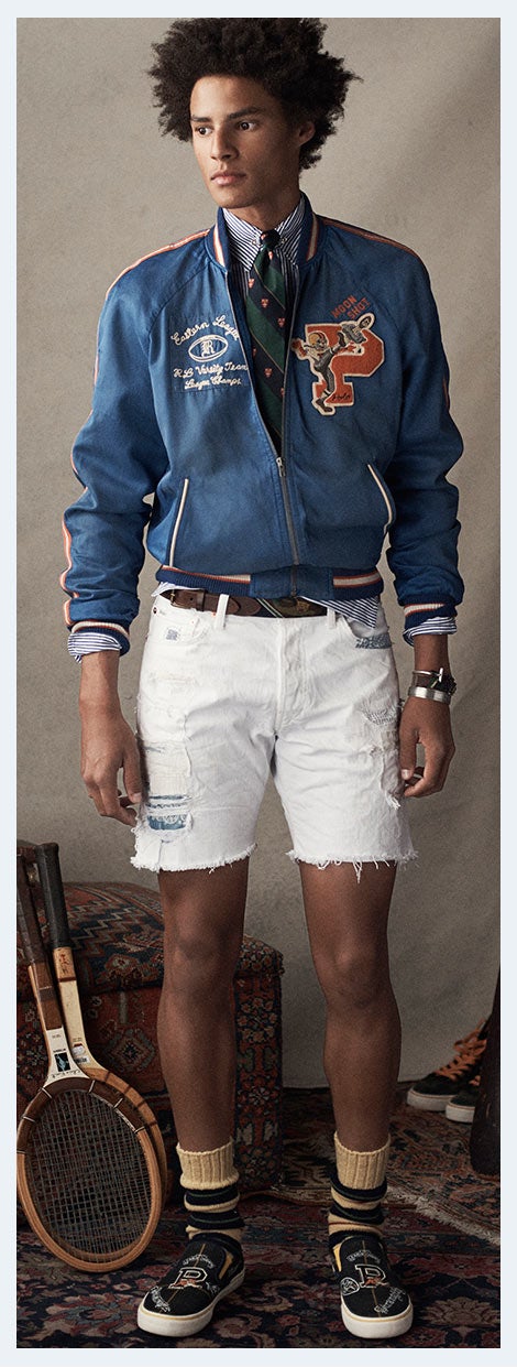 Souvenir-Baseballjacke aus Satin